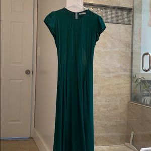 Reformation “Gavin” dress in emerald. Size 8
